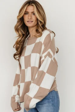 Baltic Born Bella Checkered Sweater |