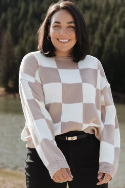 Baltic Born Bella Checkered Sweater |