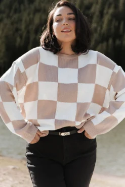 Baltic Born Bella Checkered Sweater |