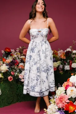 Baltic Born Bellagio Midi Dress | Slate Floral