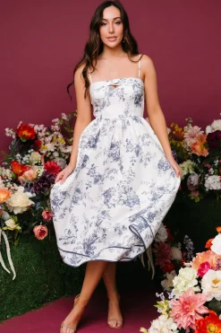 Baltic Born Bellagio Midi Dress | Slate Floral