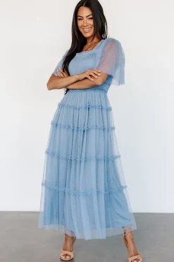 Baltic Born Bexley Tulle Dress | Dusty Blue