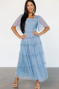 Baltic Born Bexley Tulle Dress | Dusty Blue