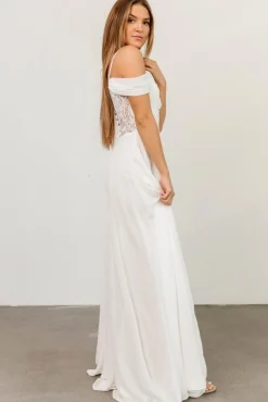 Baltic Born Bianca Lace Maxi Dress | Off White