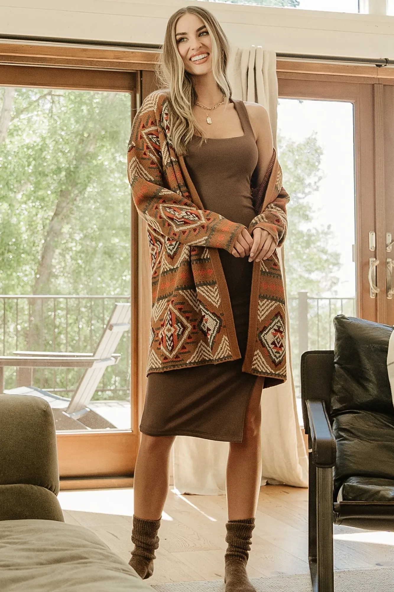 Baltic Born Billings Knit Cardigan | Spice Multi