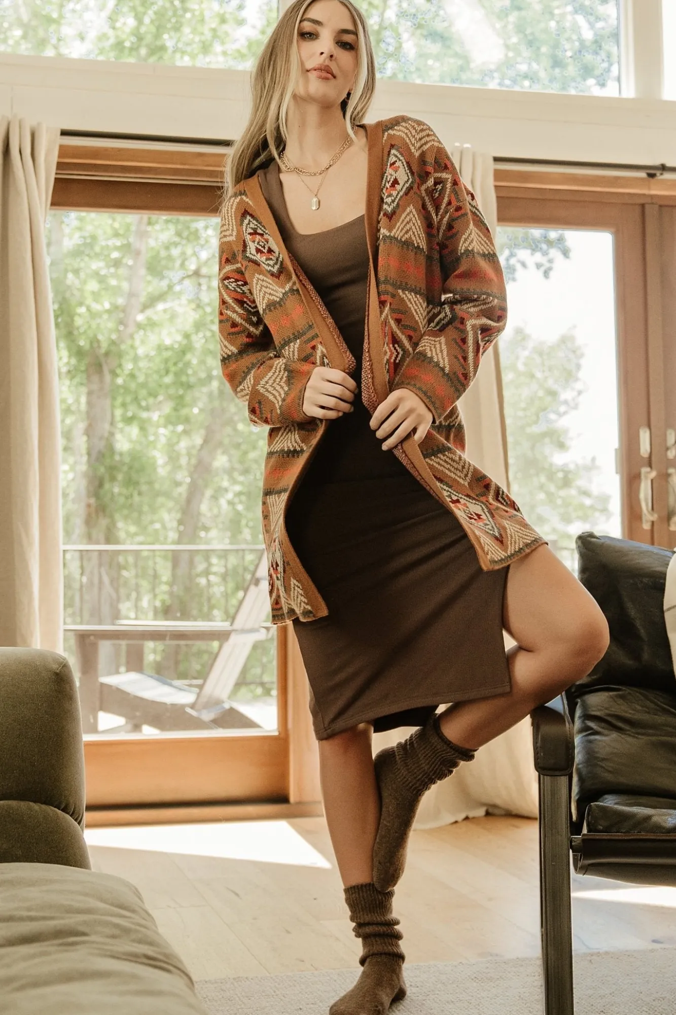 Baltic Born Billings Knit Cardigan | Spice Multi