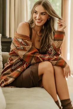 Baltic Born Billings Knit Cardigan | Spice Multi