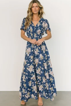 Baltic Born Birdie Maxi Dress | Blue + Blush Floral