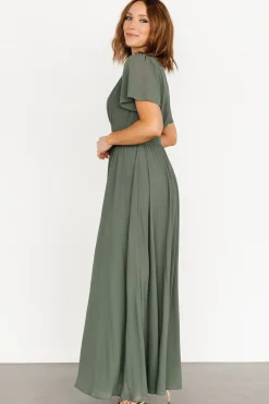 Baltic Born Birdie Maxi Dress | Dark Sage