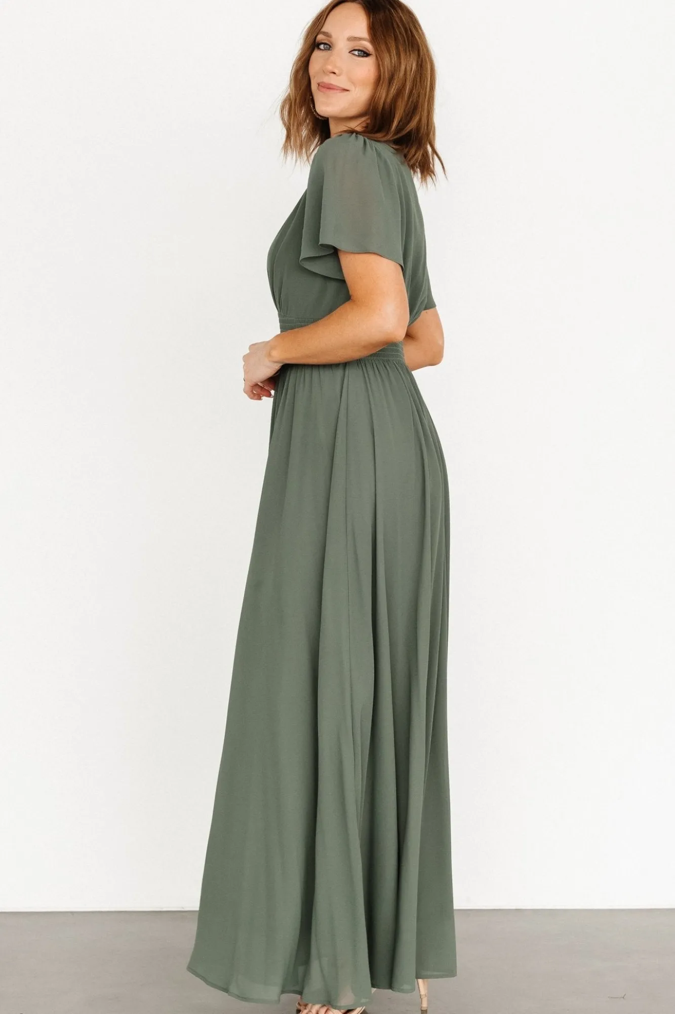 Baltic Born Birdie Maxi Dress | Dark Sage