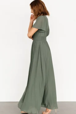 Baltic Born Birdie Maxi Dress | Dark Sage