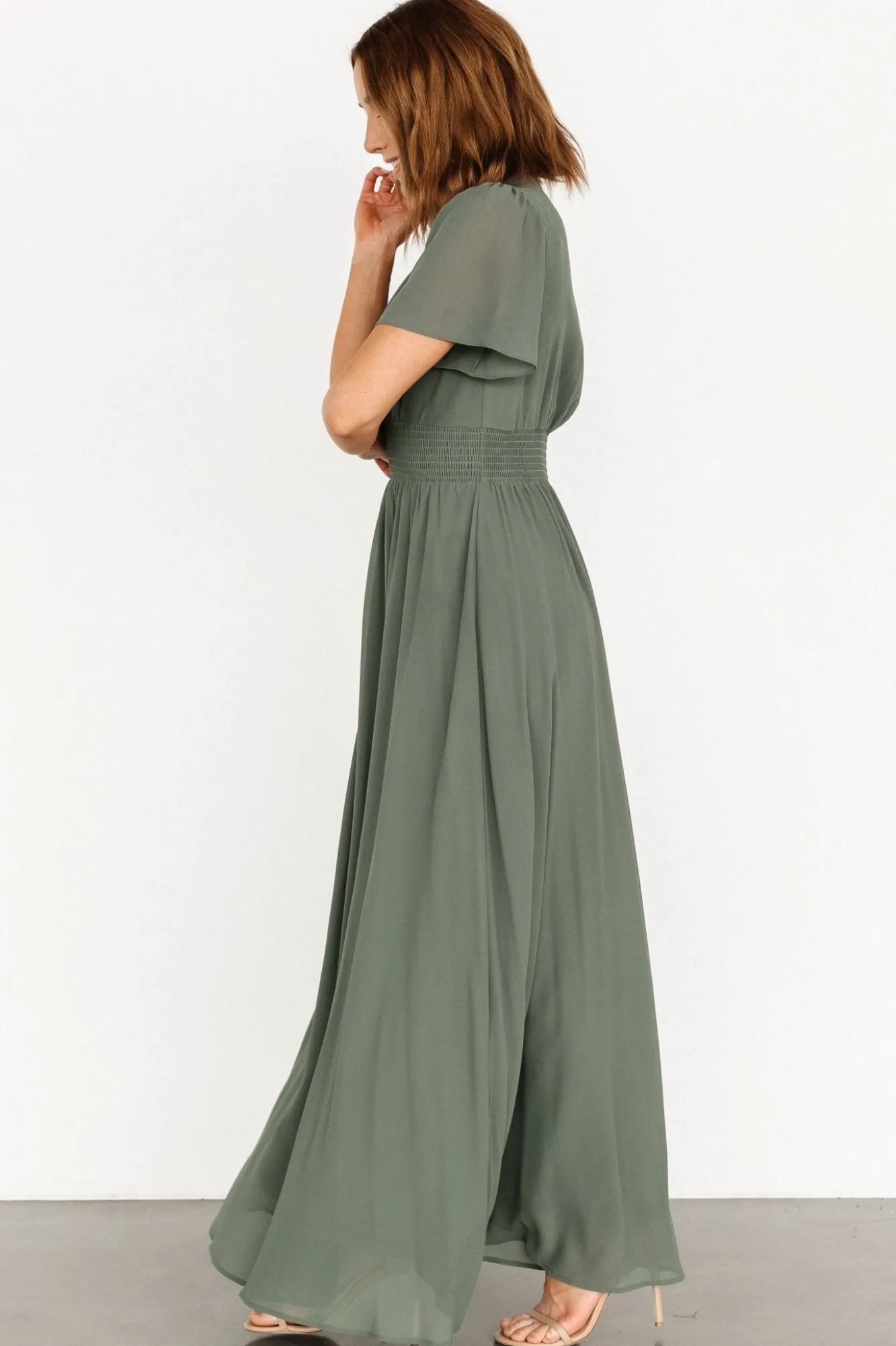 Baltic Born Birdie Maxi Dress | Dark Sage