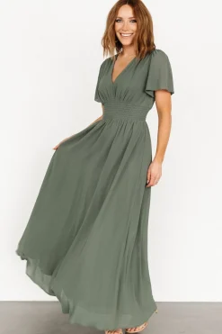 Baltic Born Birdie Maxi Dress | Dark Sage