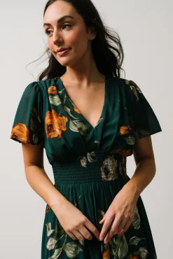 Baltic Born Birdie Maxi Dress | Deep Topaz Floral