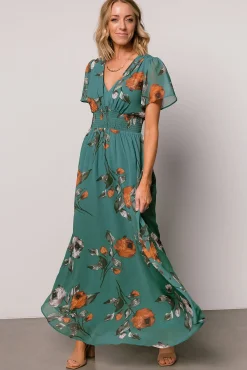 Baltic Born Birdie Maxi Dress | Eucalyptus Floral
