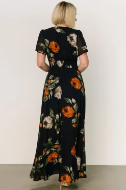 Baltic Born Birdie Maxi Dress | Midnight Navy Floral