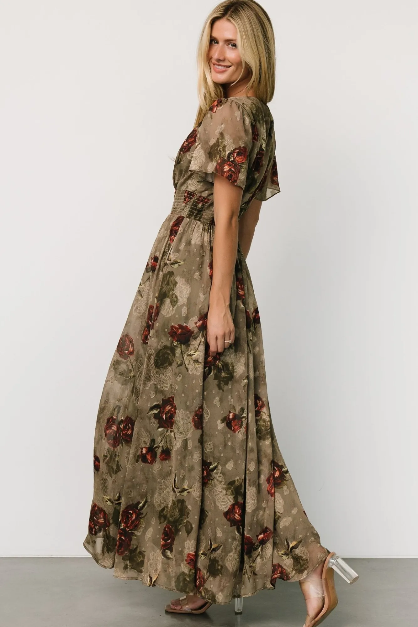 Baltic Born Birdie Maxi Dress | Olive Floral
