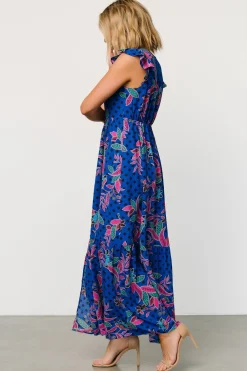 Baltic Born Biscayne Maxi Dress | Indigo Print