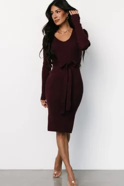 Baltic Born Blayne Ribbed Midi Dress |