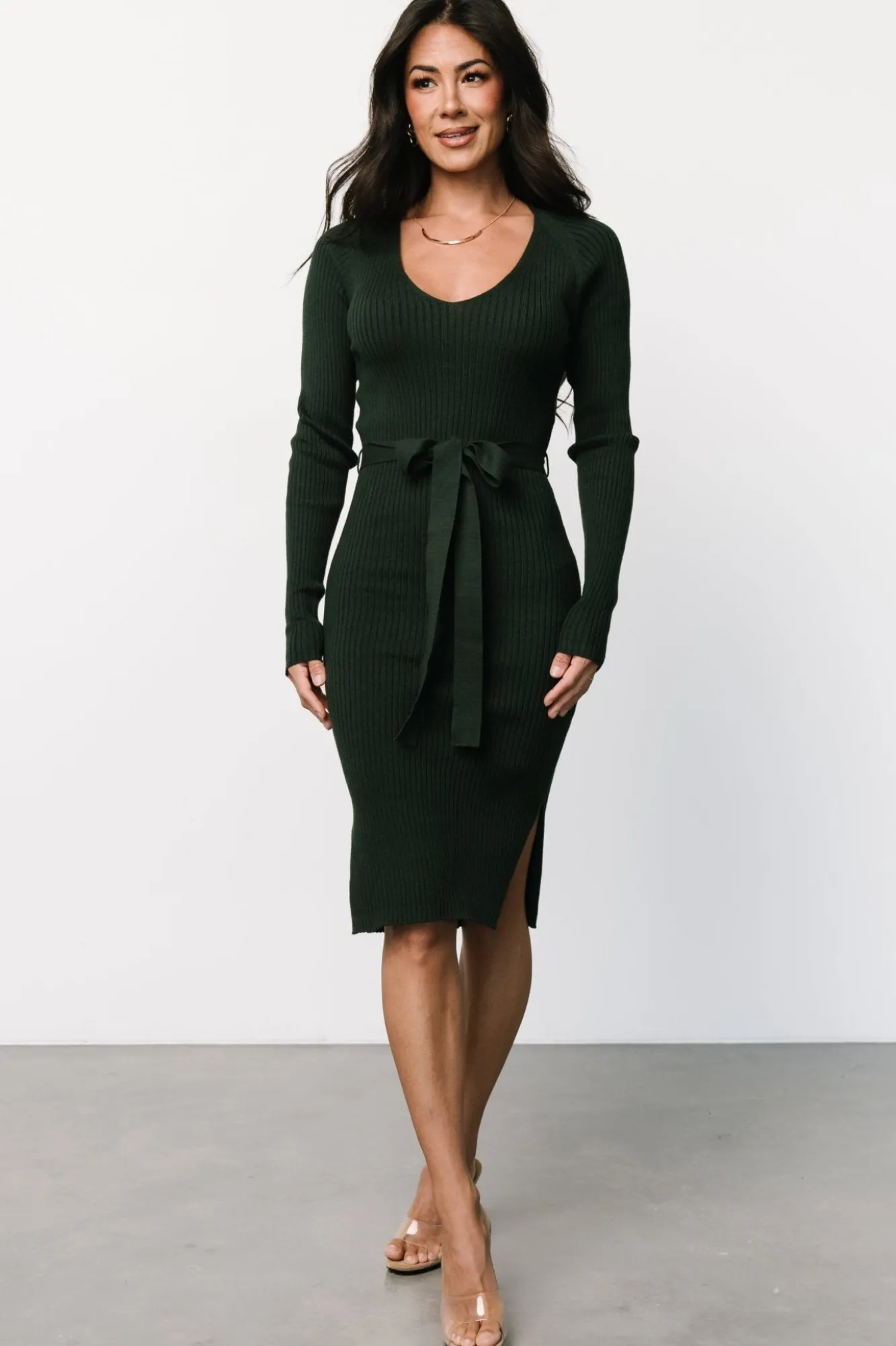 Baltic Born Blayne Ribbed Midi Dress |