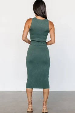 Baltic Born Bobbie Snap Button Midi Dress |