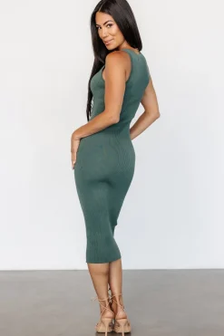 Baltic Born Bobbie Snap Button Midi Dress |