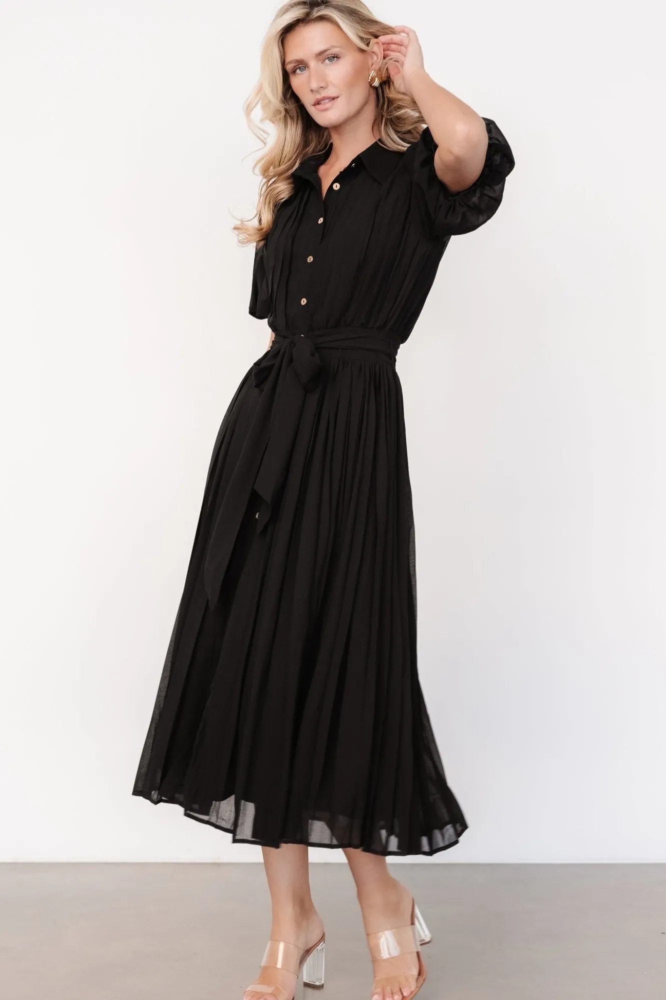 Baltic Born Boston Pleated Button Dress |