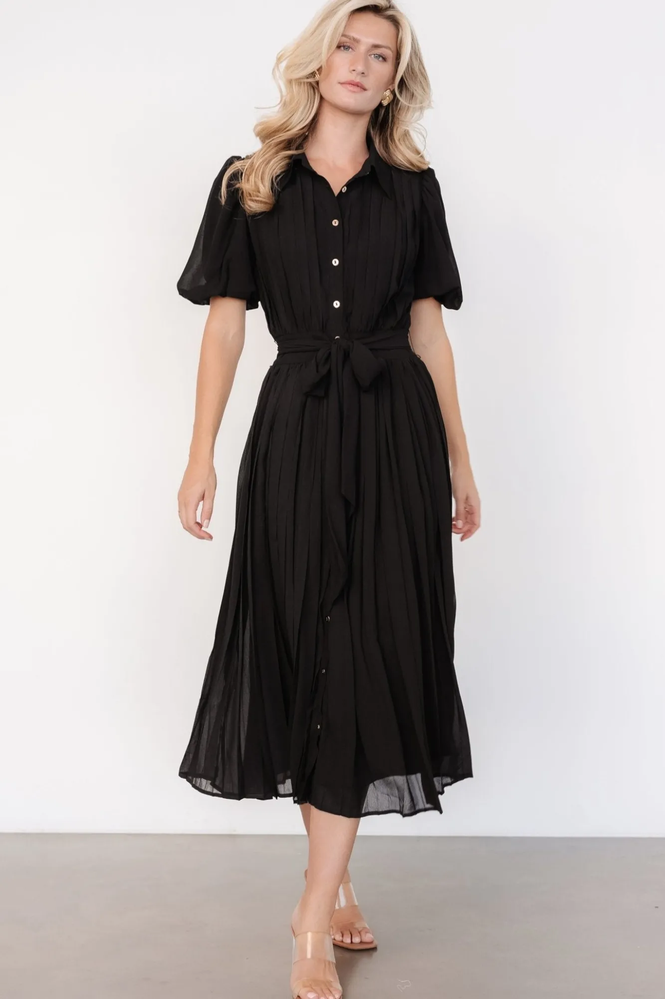 Baltic Born Boston Pleated Button Dress |