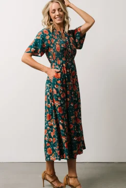 Baltic Born Botega Midi Dress | Jade Multi Floral