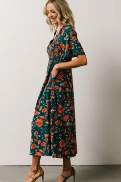 Baltic Born Botega Midi Dress | Jade Multi Floral