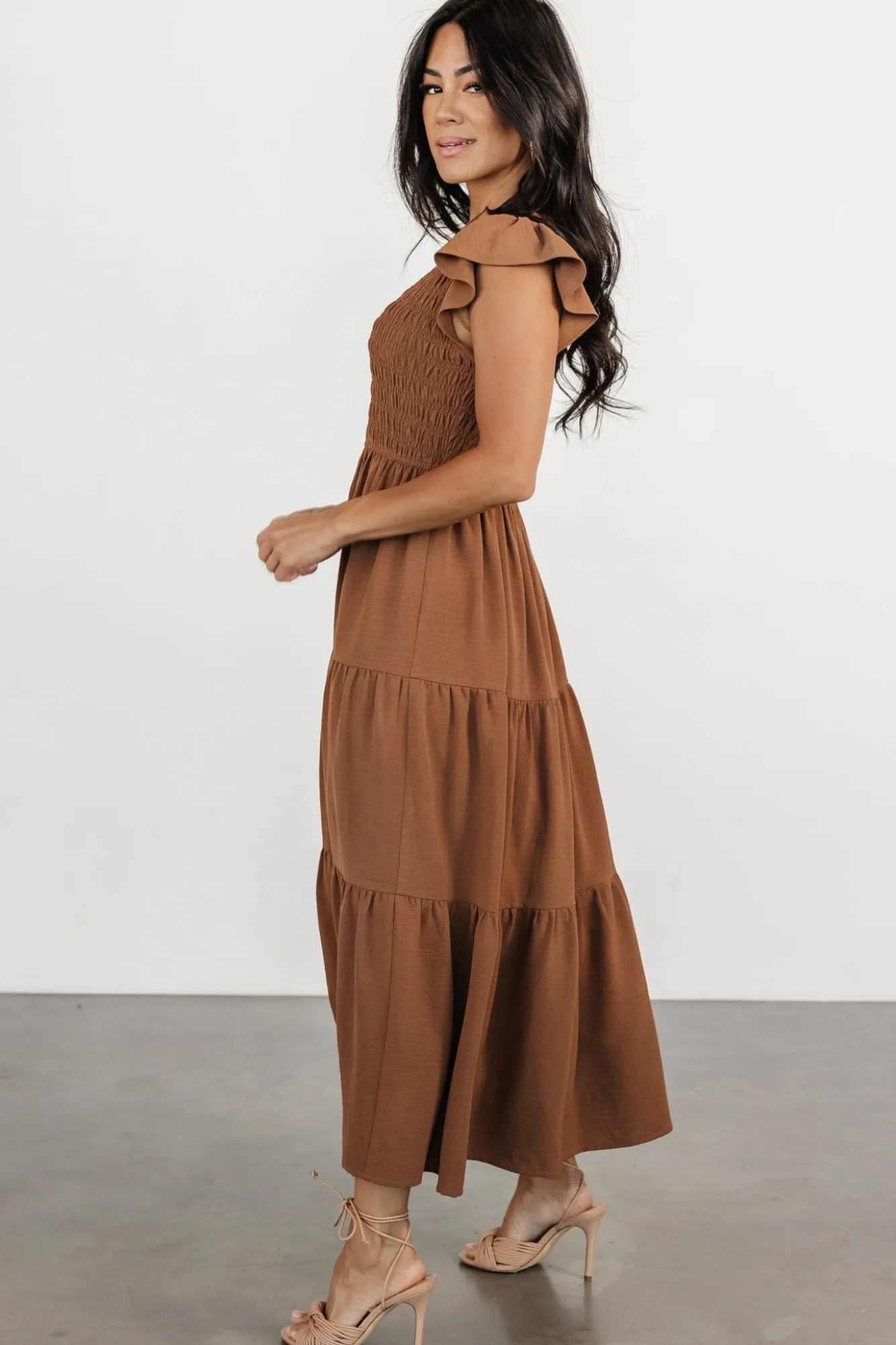 Baltic Born Brandie Smocked Midi Dress |