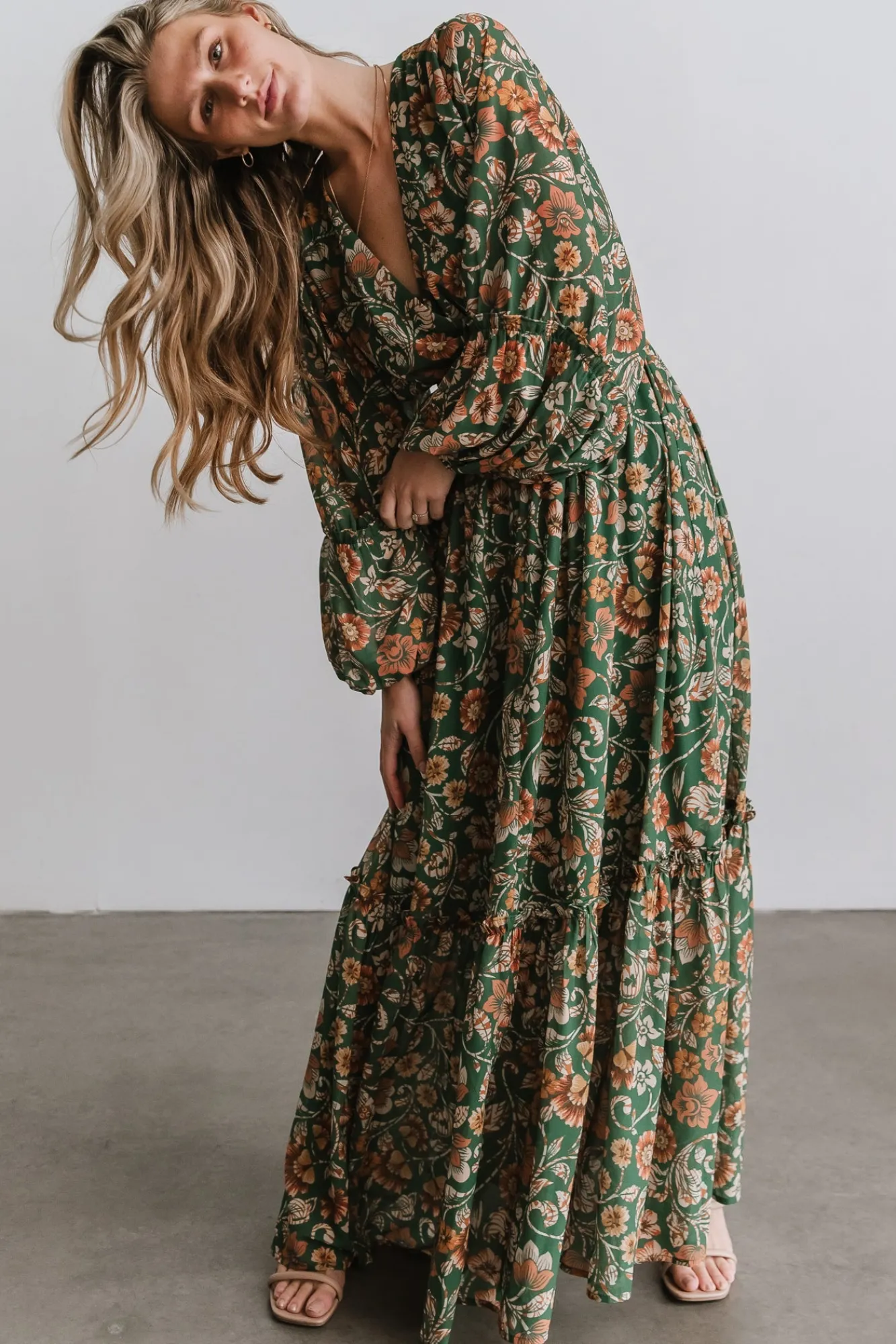 Baltic Born Bria Maxi Dress | Green Floral