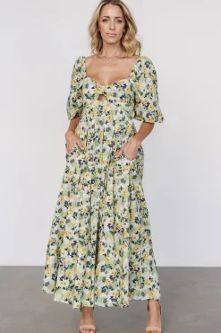 Baltic Born Brielle Maxi Dress | Green Floral