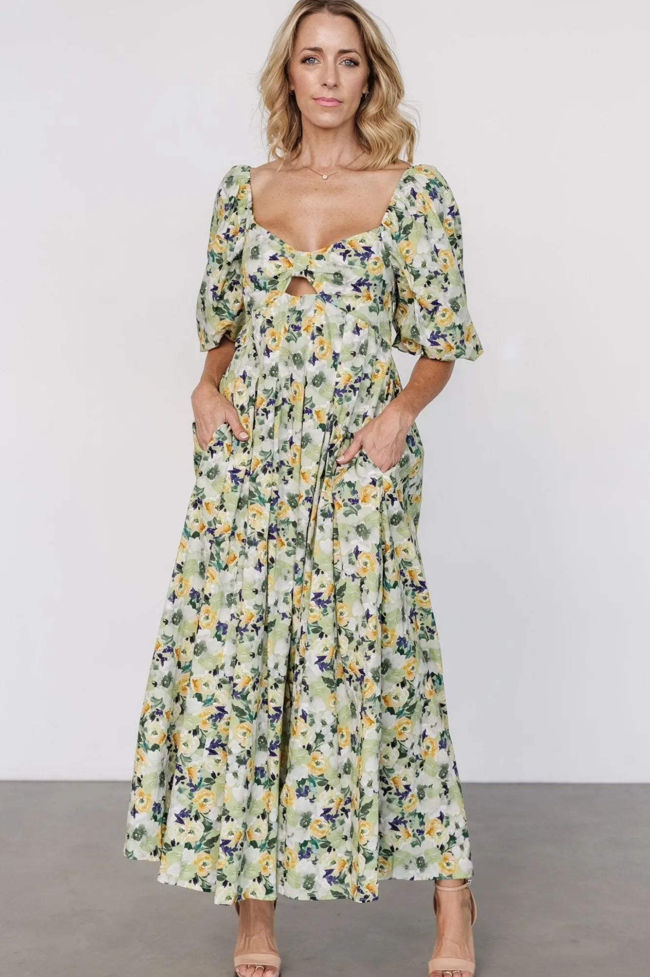 Baltic Born Brielle Maxi Dress | Green Floral