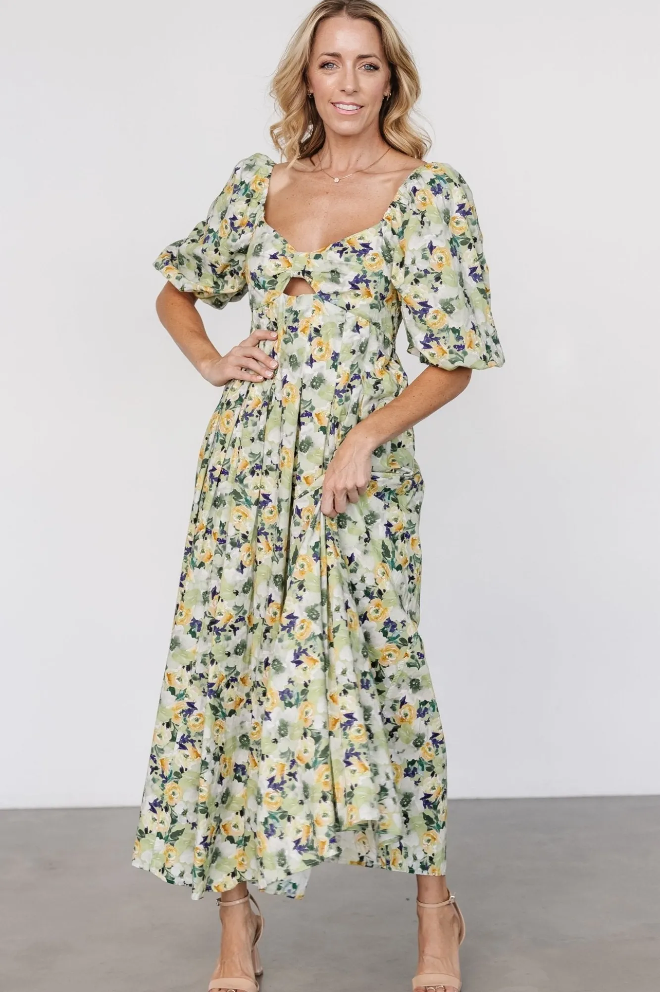 Baltic Born Brielle Maxi Dress | Green Floral