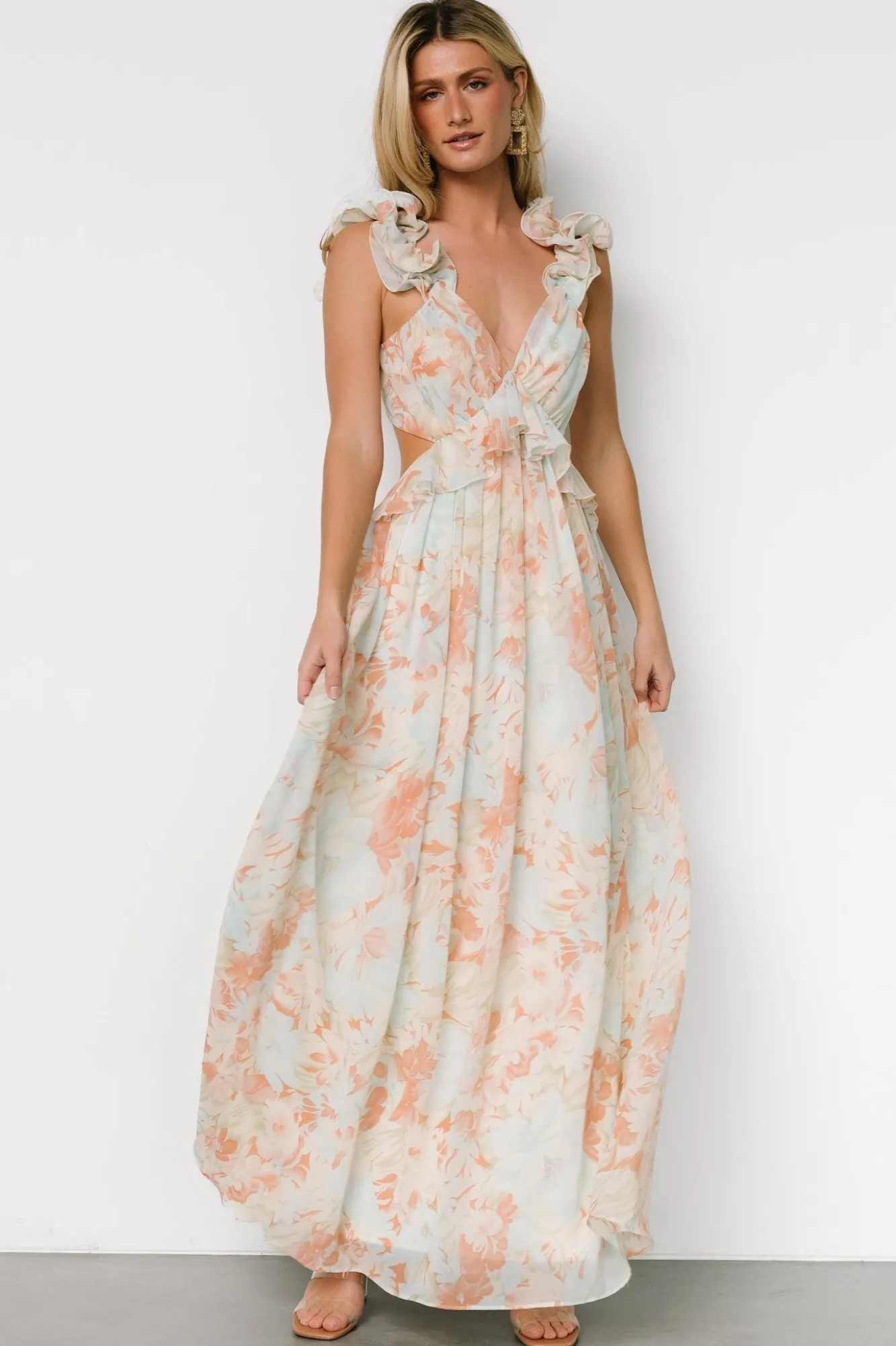 Baltic Born Brigitta Maxi Dress | Mint Floral
