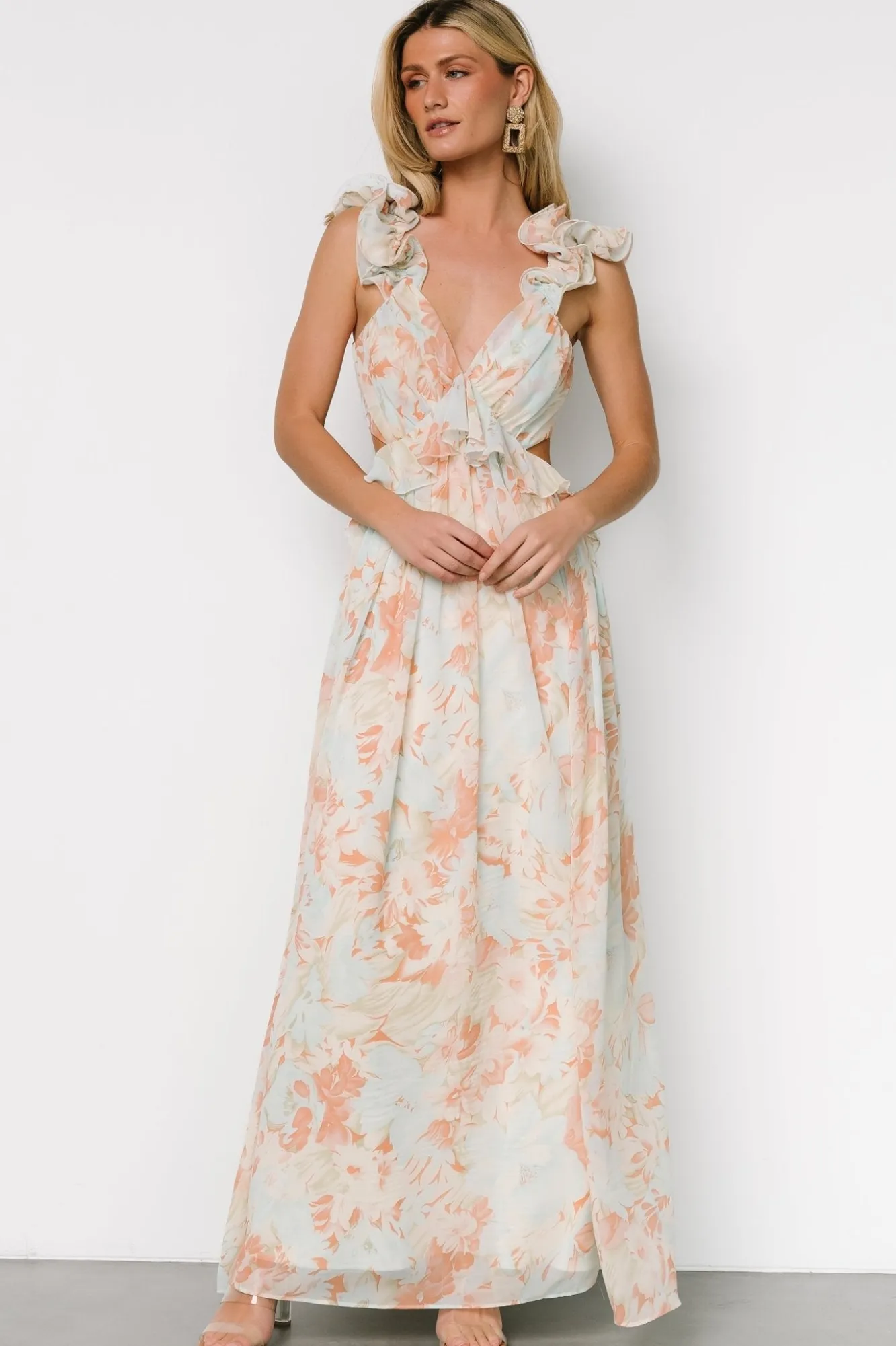 Baltic Born Brigitta Maxi Dress | Mint Floral
