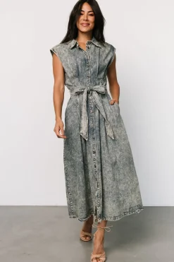 Baltic Born Britney Denim Dress | Vintage Blue