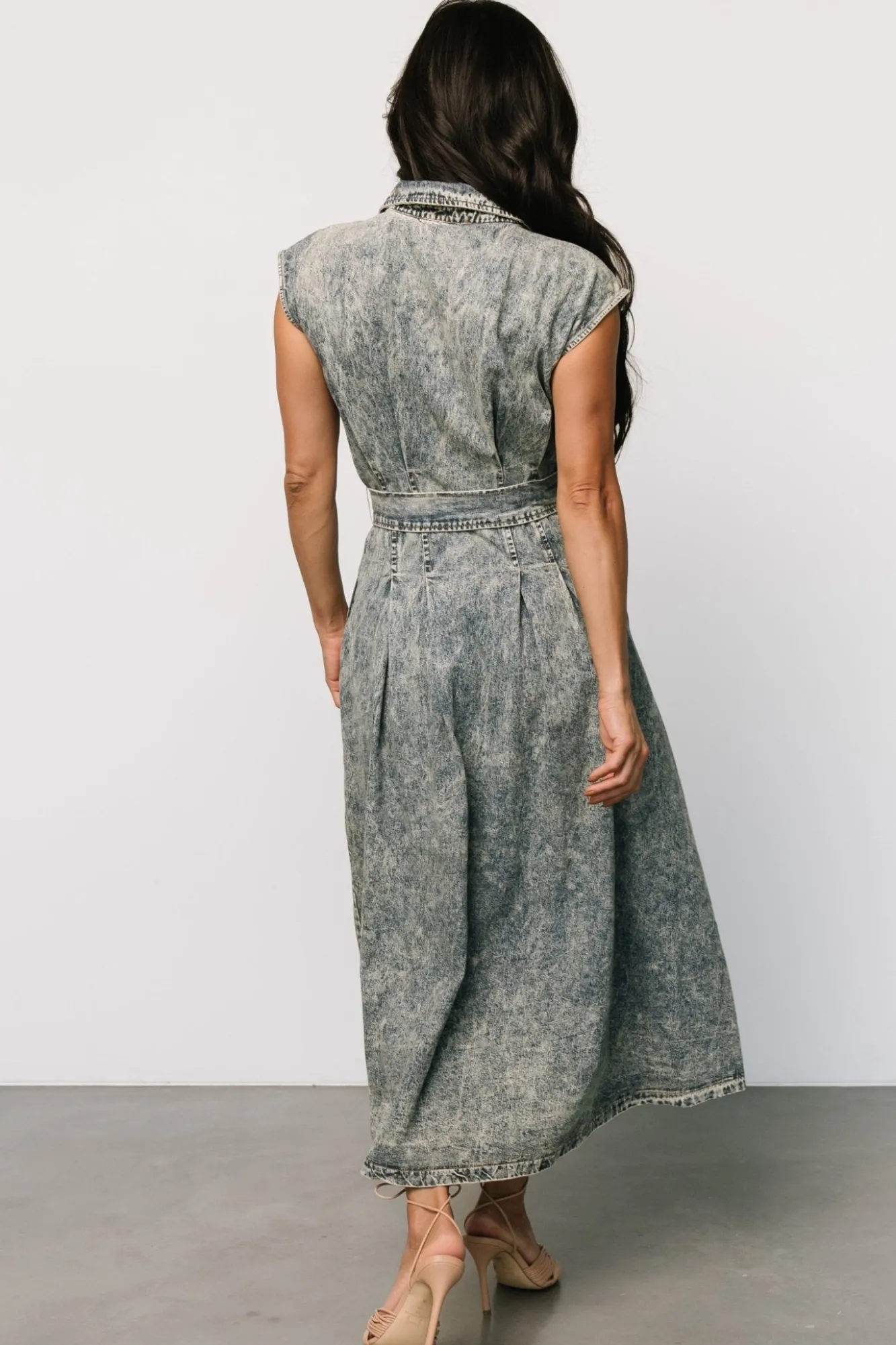 Baltic Born Britney Denim Dress | Vintage Blue