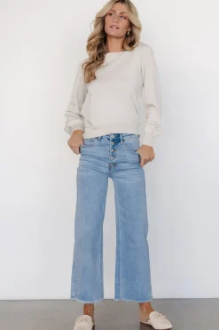 Baltic Born Brody High-Rise Wide Leg Jeans | Light Wash