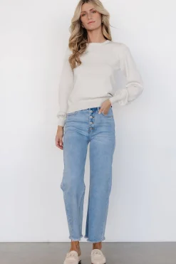 Baltic Born Brody High-Rise Wide Leg Jeans | Light Wash