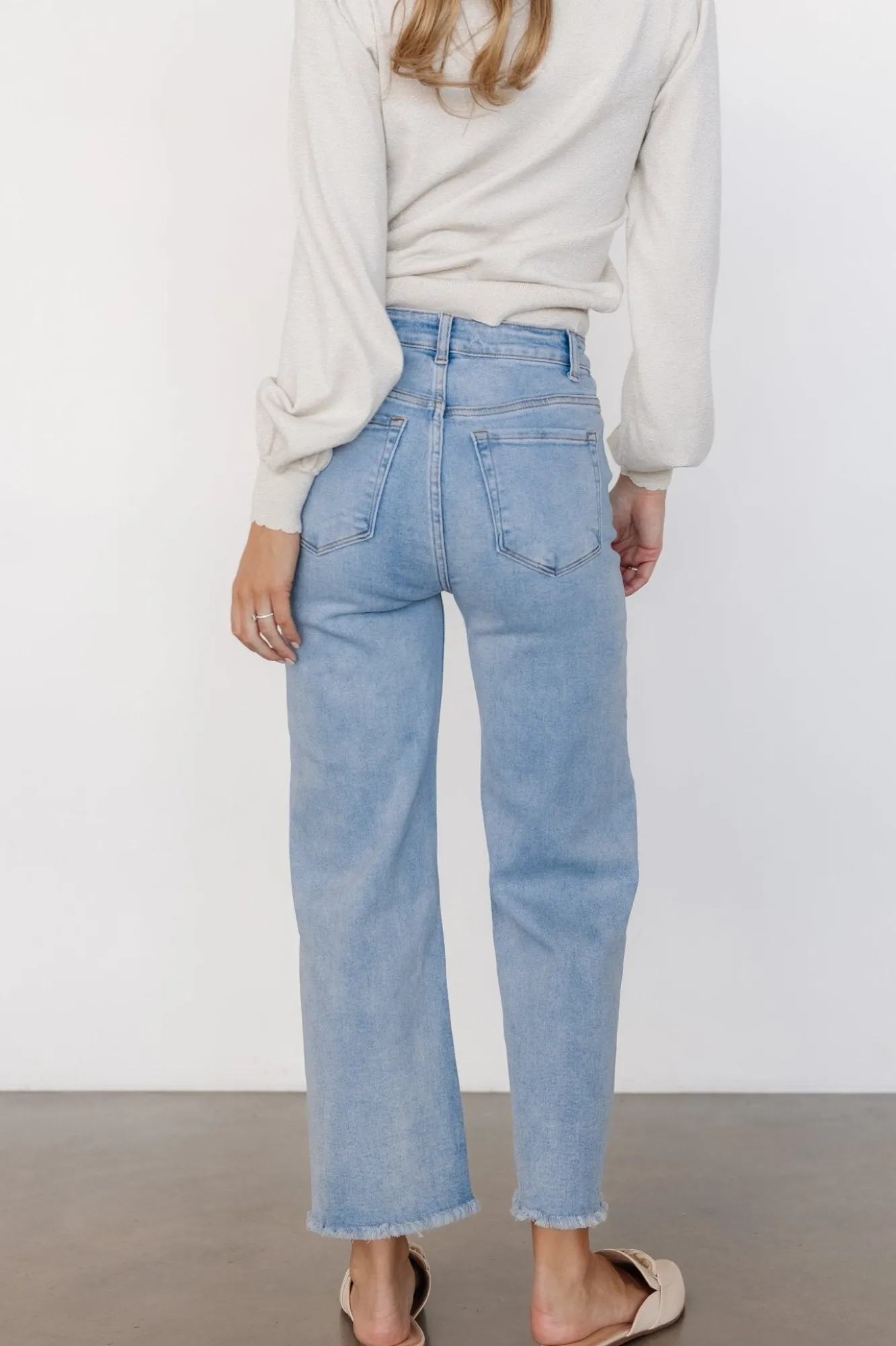 Baltic Born Brody High-Rise Wide Leg Jeans | Light Wash