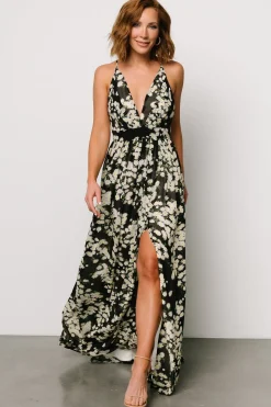 Baltic Born Brylee Maxi Dress | Black Flower Print