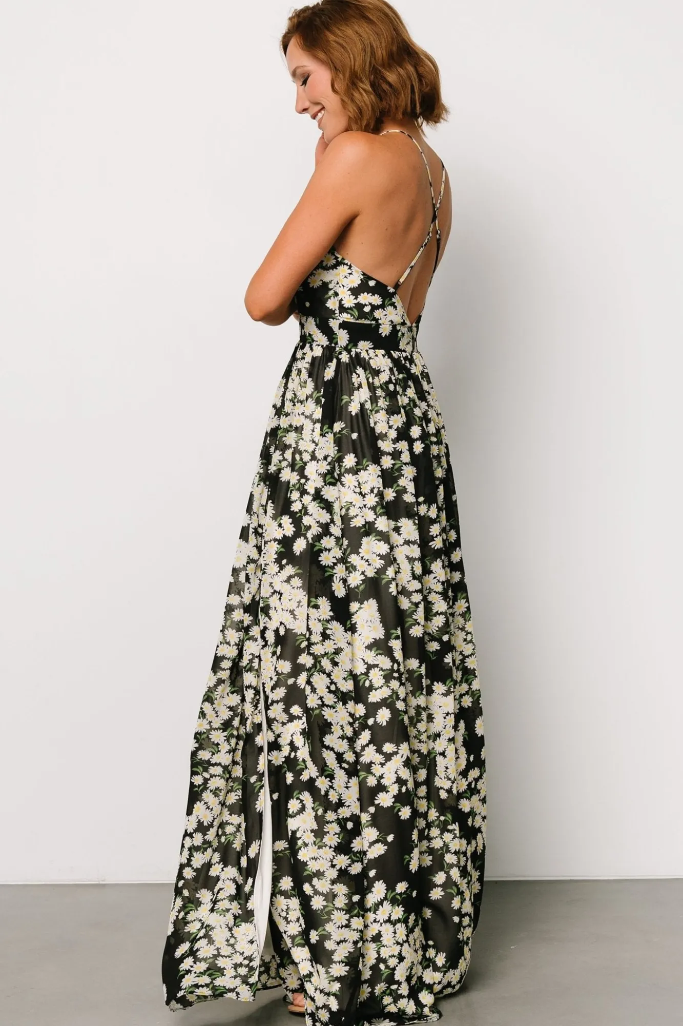Baltic Born Brylee Maxi Dress | Black Flower Print