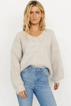 Baltic Born Brynna Bubble Sleeve Sweater |
