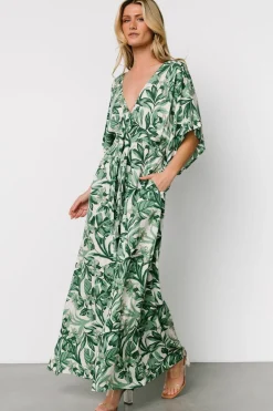 Baltic Born Byron Jumpsuit | Green Print