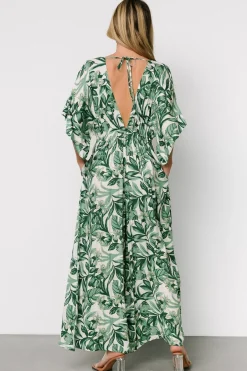 Baltic Born Byron Jumpsuit | Green Print