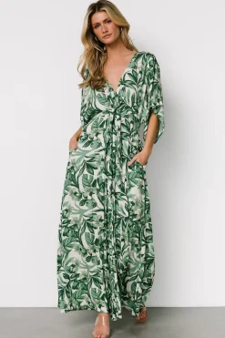 Baltic Born Byron Jumpsuit | Green Print