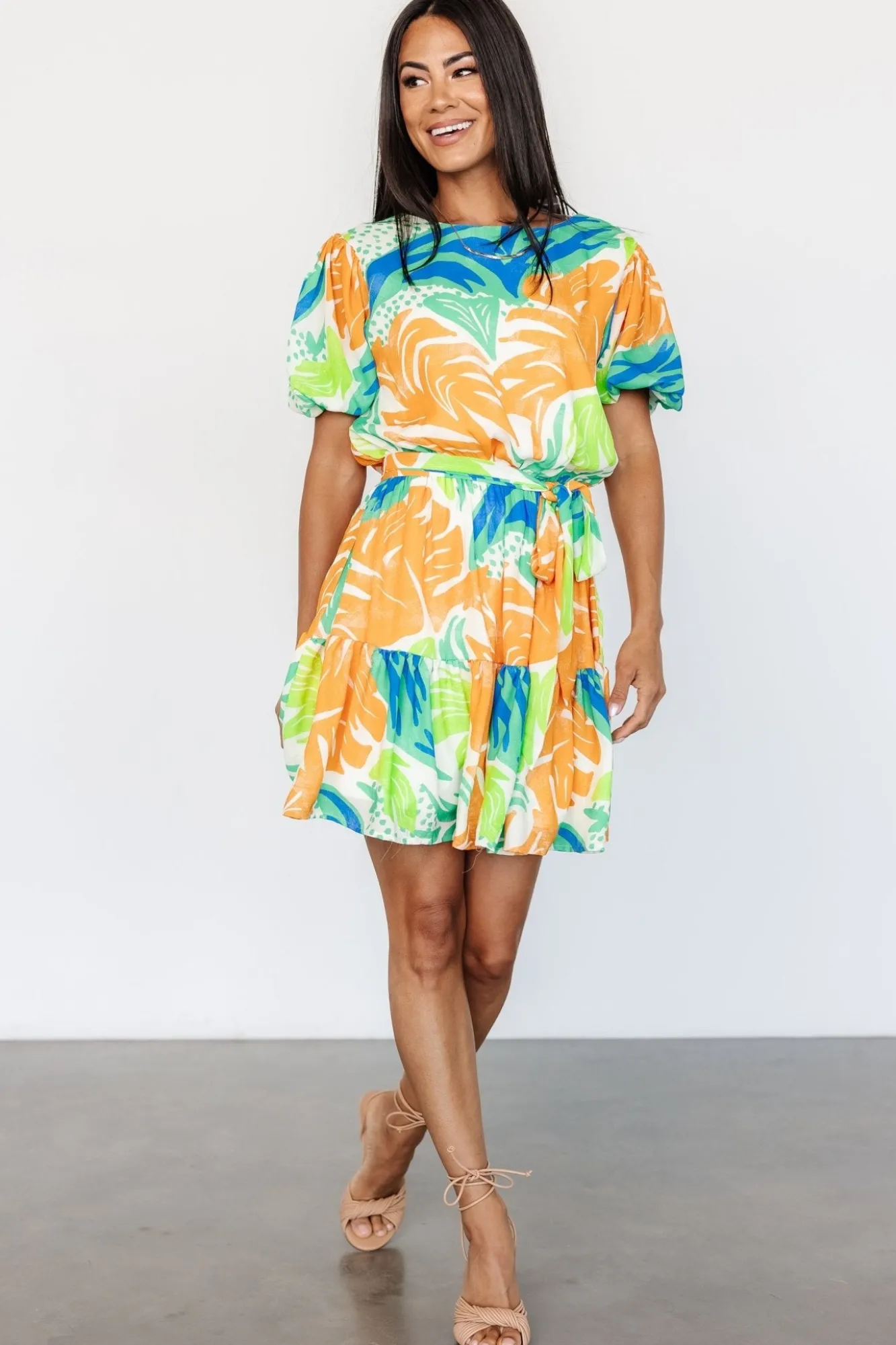 Baltic Born Cabo Short Dress | Multi Print