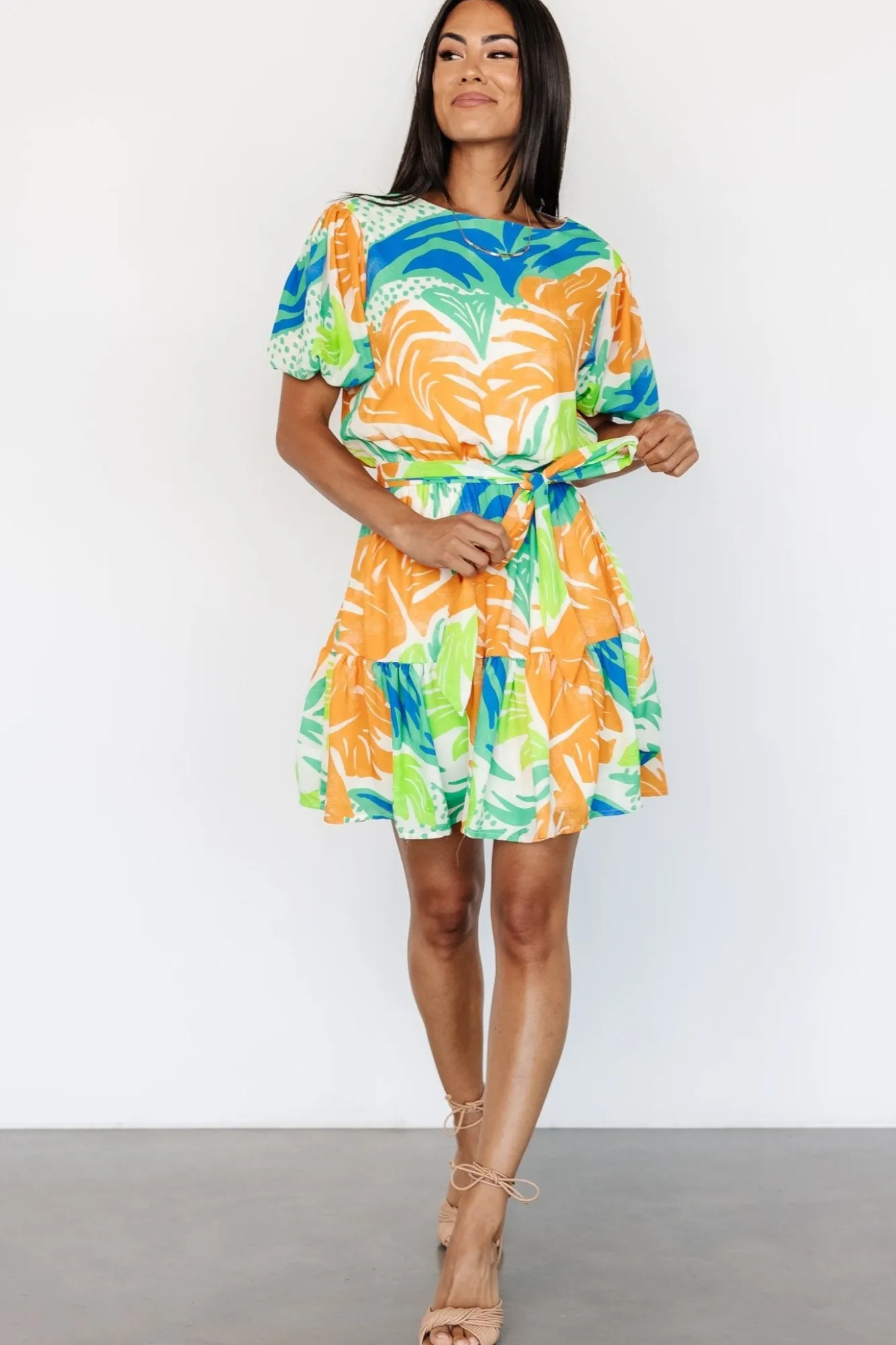 Baltic Born Cabo Short Dress | Multi Print